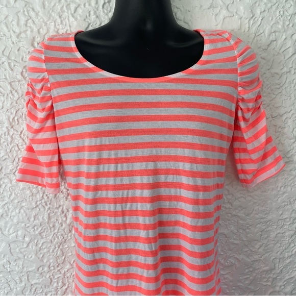 Lilly Pulitzer Women’s Kayley Dress in Sunrise Orange Boat Party Stripe Medium - Picture 3 of 10